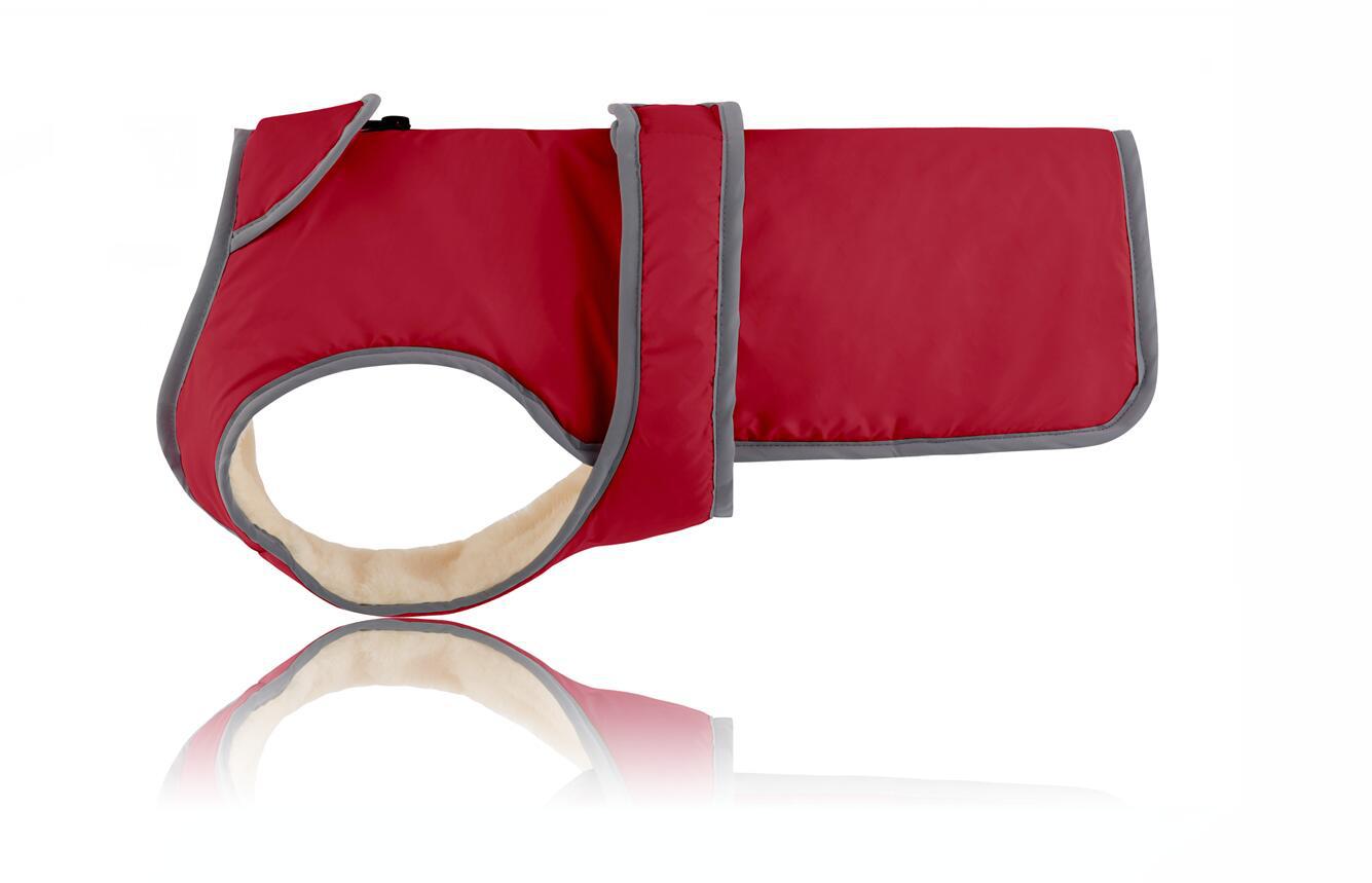 HKM-4030141 Solid Color Lapel Cotton Vest for Dogs - Red, Navy Blue, Pink, Brown