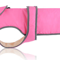 HKM-4030141 Solid Color Lapel Cotton Vest for Dogs - Red, Navy Blue, Pink, Brown