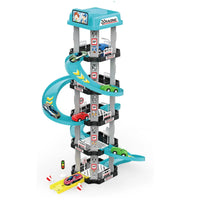 HKM-403027 City Play Set with 5 Floors Parking Garage and Racing Track for Kids