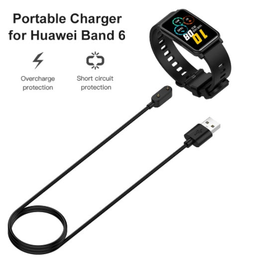 HKM-403091 Magnetic Charging Cable for Honor Watch ES, Huawei Watch Fit, and Huawei Children's Watch 4X - 1 Meter Length