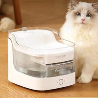 HKM-4031549 Automatic Live Water Filtration Pet Water Dispenser for Dogs and Cats - 240mm x 191mm x 187mm, 10W Power