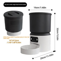 HKM-4031677 4L Smart Pet Feeder with Remote Monitoring, Video Interaction, and Scheduling Options