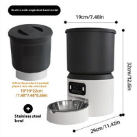 HKM-4031677 4L Smart Pet Feeder with Remote Monitoring, Video Interaction, and Scheduling Options