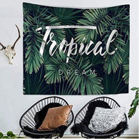 HKM-403219 Tropical Dream Non-Woven Fabric Tapestry for Bedroom Décor