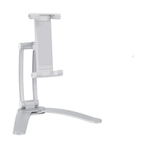 HKM-403283 Wall-Mounted Adjustable Support Frame for 5-15.6 Inch Tablets and Monitors in Silver-White and Black