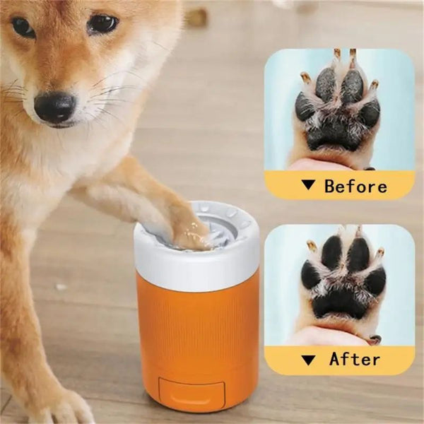 HKM-4033341 Pet Foot Washing Cup with Inner Brush Roller for Easy Cleaning and Grooming