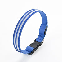 HKM-4033469 Luminous Double Fiber Dog Collar in Various Colors and Sizes
