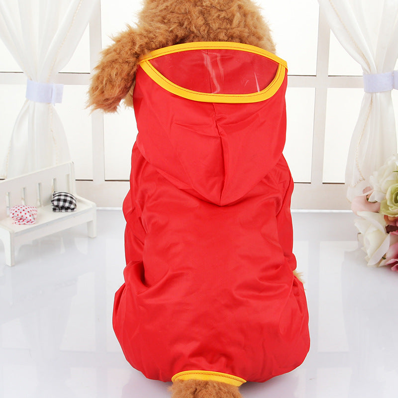 HKM-4036029 Waterproof Pet Raincoat for All-Weather Protection - Available in Multiple Colors