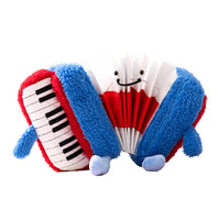HKM-4036285 Interactive Accordion Dog Toy for Puppies - Squeaky, Chew-Resistant, Educational Gadget for Indoor and Outdoor Play