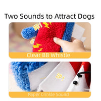 HKM-4036285 Interactive Accordion Dog Toy for Puppies - Squeaky, Chew-Resistant, Educational Gadget for Indoor and Outdoor Play