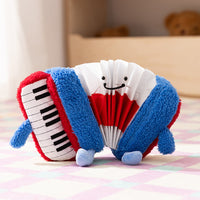 HKM-4036285 Interactive Accordion Dog Toy for Puppies - Squeaky, Chew-Resistant, Educational Gadget for Indoor and Outdoor Play