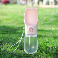 HKM-4037309 Portable Dog Water Cup - 350ml & 400ml, Available in Cherry Blossom Powder, Girl Powder, and Sky Blue