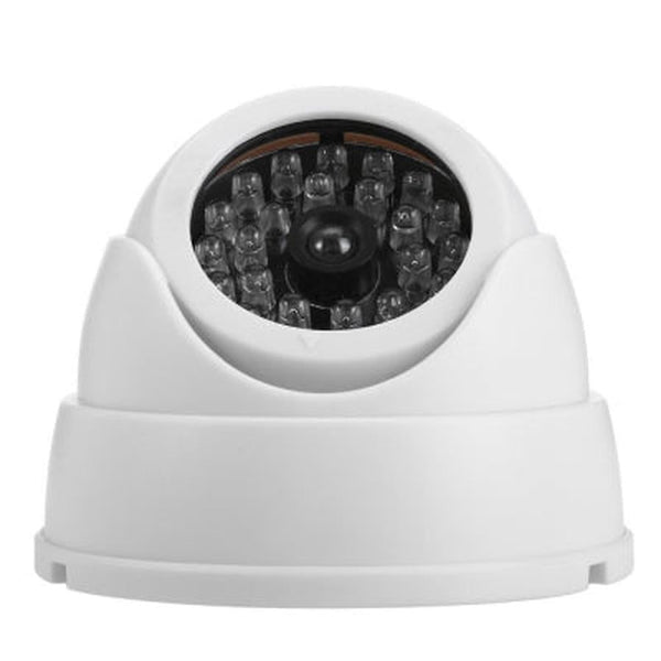 HKM-403731 Realistic Dummy Fisheye Security Camera with Flashing LED Light