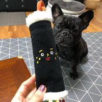 HKM-4037693 Voice Sushi Roll Plush Pet Toy - Tibetan Laver Rice Design (19x5cm)