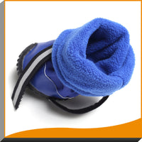 HKM-4038077 Waterproof Pet Shoes for Dogs - Comfortable Rain Boots with Reflective Straps and Warm Flannel Lining