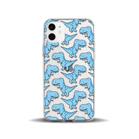 HKM-403923 Cute Transparent Phone Case Compatible with iPhone Models - TPU Cartoon Design with Fun Elements