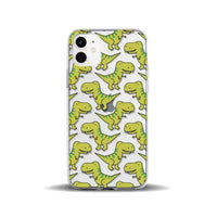 HKM-403923 Cute Transparent Phone Case Compatible with iPhone Models - TPU Cartoon Design with Fun Elements