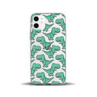 HKM-403923 Cute Transparent Phone Case Compatible with iPhone Models - TPU Cartoon Design with Fun Elements