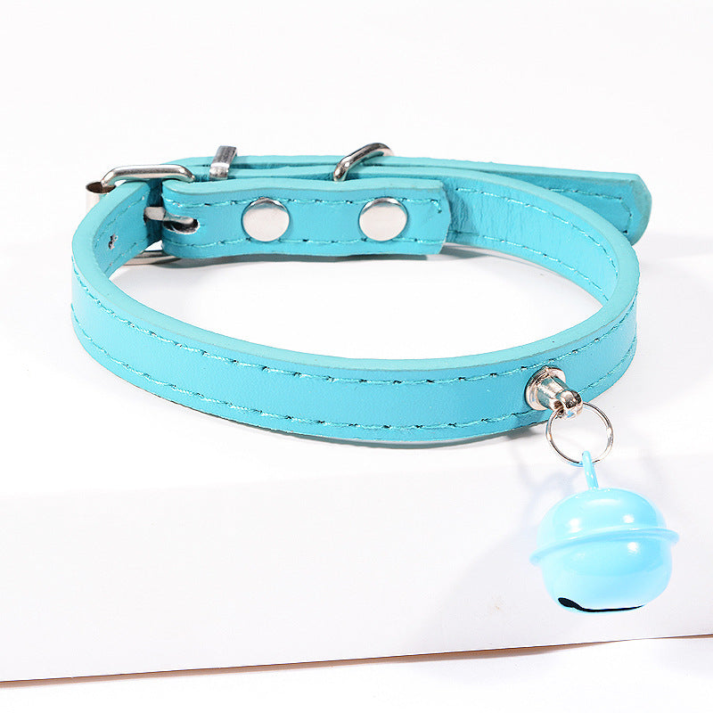 HKM-403923 Pet cat cat color bell dog traction collar