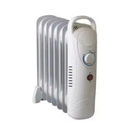HKM-403987 Portable Oil-Filled Radiator Heater with Adjustable Thermostat and 24H Timer, Perfect for Home or Office Use