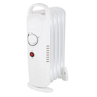 HKM-403987 Portable Oil-Filled Radiator Heater with Adjustable Thermostat and 24H Timer, Perfect for Home or Office Use