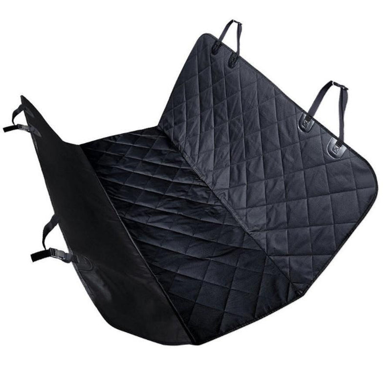 HKM-404051 Car Pet Cushion for Rear Seats - Black, 137x147cm Oxford Cloth with Waterproof Coating