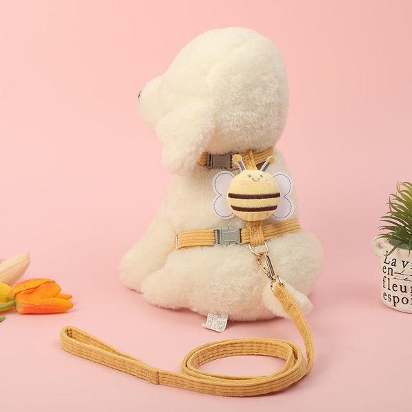 HKM-4041021 Adjustable Cat Training Rope in Multiple Colors - Soft Cloth Material, Sizes S & M