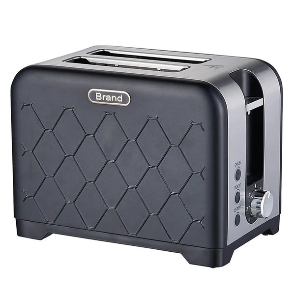 HKM-404115 Stainless Steel Cool Touch Toaster with Reheat and Defrost Functions for 2 Slices