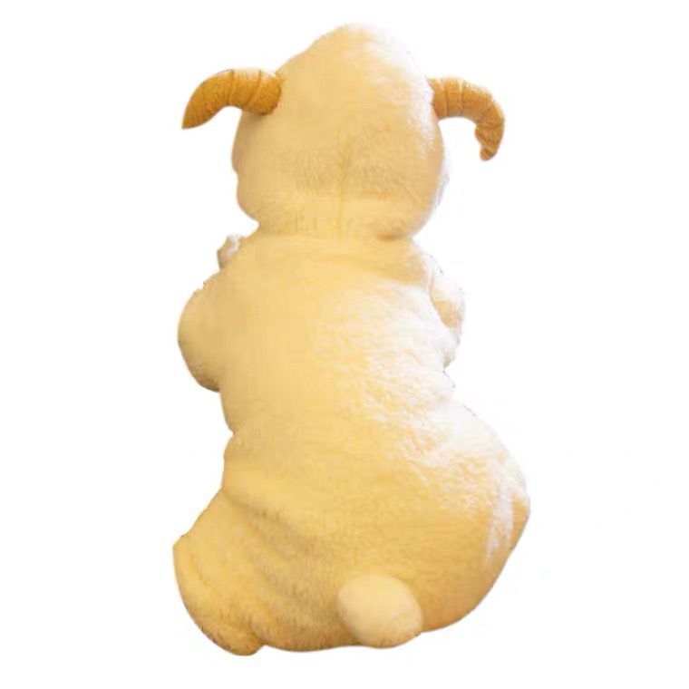 HKM-4041789 Transformative Goat Costume Shirt for Dogs - Cartoon Design, Multi-Sized (XS-XXL)
