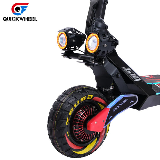 HKM-404243 Electric Scooter with Seat, 4000W Dual Motor, 50-65 km Range, Foldable, Full Suspension, Portable, Aluminum Alloy Frame