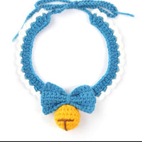 HKM-4043197 Knitted Collar Scarf for Pets - Stylish and Cute Accessory in Various Colors