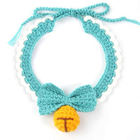 HKM-4043197 Knitted Collar Scarf for Pets - Stylish and Cute Accessory in Various Colors