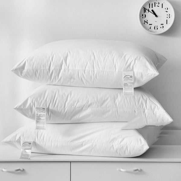 HKM-404499 Sterile Fiber Pillow with Pure Cotton Sateen Cover - Low, Medium, High Heights Available