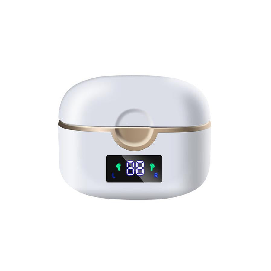 HKM-404563 Digital Display Wireless TWS Bluetooth Headset with Call Function and NFC | Stereo Earplug Design