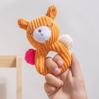 HKM-4046653 Plush Cartoon Puzzle Pet Toys: Rabbit, Bear, and Cow Soft Dolls