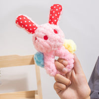 HKM-4046653 Plush Cartoon Puzzle Pet Toys: Rabbit, Bear, and Cow Soft Dolls