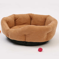 HKM-4047037 Cozy Pet Nest for Dogs in Red, Blue, Khaki – Soft Cloth, 50x15cm