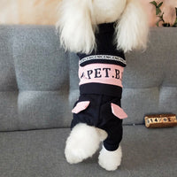 HKM-4047549 Casual Cotton One-Piece Clothing for Pets with Four Legs