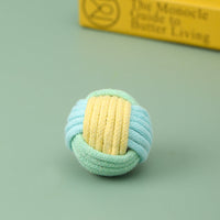 HKM-4050237 Handmade Cat Hair Ball Plush Toy for Interactive Play and Teeth Grinding, 5cm Size