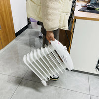 HKM-405139 Portable Electric Oil-Filled Radiator Heater with Adjustable Thermostat and Safety Features for Home Use