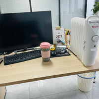 HKM-405139 Portable Electric Oil-Filled Radiator Heater with Adjustable Thermostat and Safety Features for Home Use