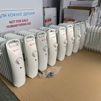 HKM-405139 Portable Electric Oil-Filled Radiator Heater with Adjustable Thermostat and Safety Features for Home Use
