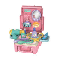 HKM-405203 Kids Makeup Play Set - 20 Pcs Cosmetic Toy Accessories in Pink Box for Role Play Ages 5-13 Years