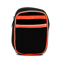 HKM-4052541 Reflective Orange Nylon Pet Traction Set with Adjustable Rope Length 125-210cm and Waist 78-110cm