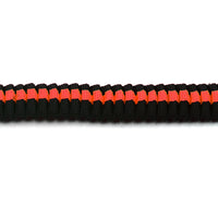 HKM-4052541 Reflective Orange Nylon Pet Traction Set with Adjustable Rope Length 125-210cm and Waist 78-110cm
