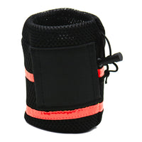 HKM-4052541 Reflective Orange Nylon Pet Traction Set with Adjustable Rope Length 125-210cm and Waist 78-110cm