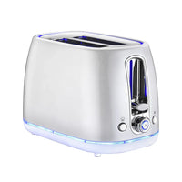 HKM-405267 Compact Automatic Bread Maker with LED Night Light for 2 Slice Toasting