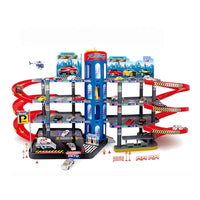 HKM-405331 City Parking Garage Play Set for Boys Age 2-7, 3-Level Toy Car Parking Structure