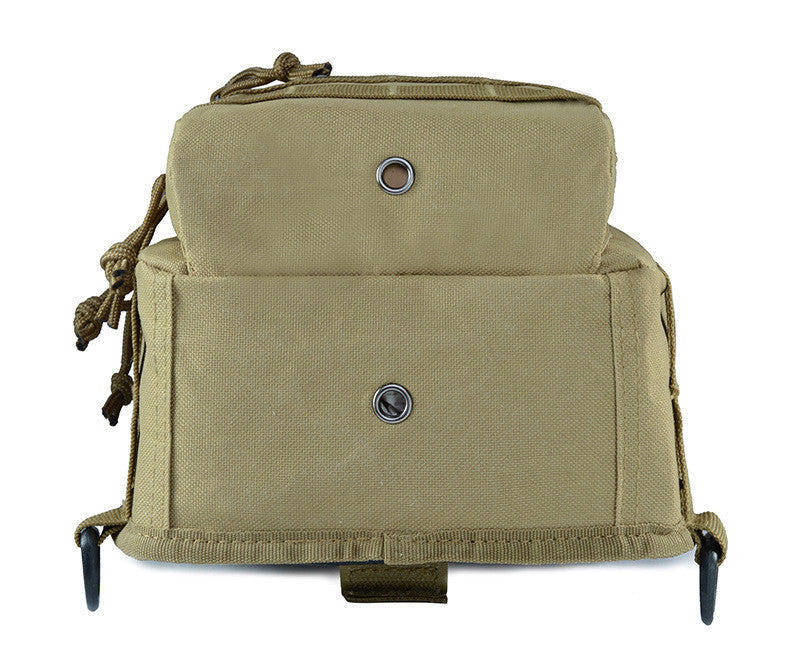 HKM-405395 Compact Tactical Sling Backpack with MOLLE System - Waterproof Oxford Fabric for Outdoor Activities