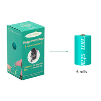 HKM-4054973 Fully Degradable Corn Starch PLA Portable Pet Trash Bags - Thick, Eco-Friendly Design